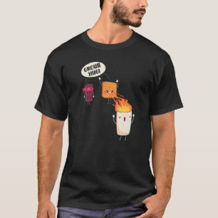 Smores S'mores Marshmallow Camping Roasting Bonfir T-Shirt