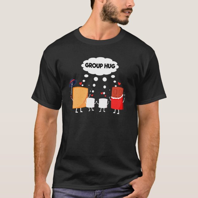 Smores S'mores Marshmallow Camping Roasting Bonfir T-Shirt (Front)