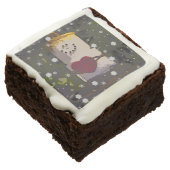S'Mores Snowman in the Snow Brownie (Angled)