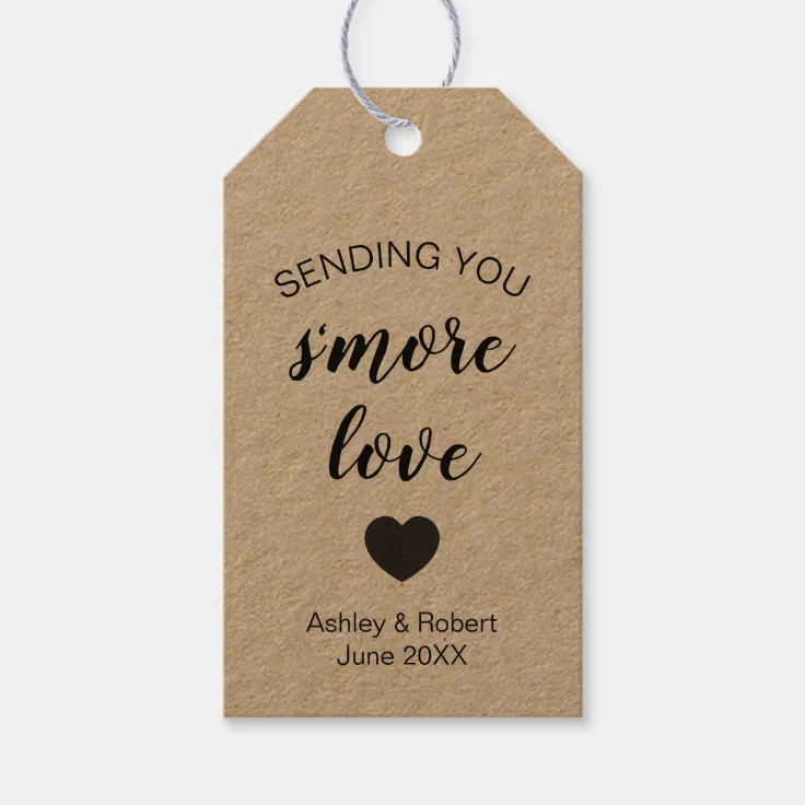 Printable 's mores labels