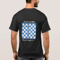 Smothered Mate Chess Puzzle T-Shirt