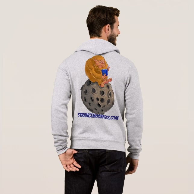 SMP LLC bigfoot on the moon hoodie (Back Full)