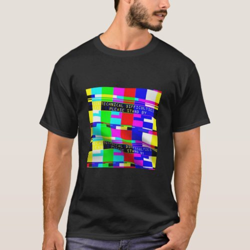 SMPTE Standard Definition Television Color Bars Sl T_Shirt