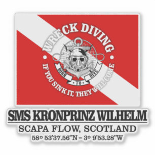 SMS Kronprinz Wilhelm (best wrecks) Sticker