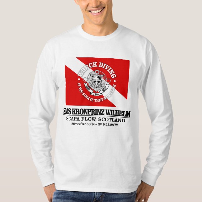 SMS Kronprinz Wilhelm (best wrecks) T-Shirt (Front)