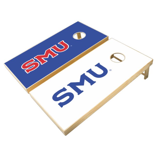 SMU CORNHOLE SET (Angled)