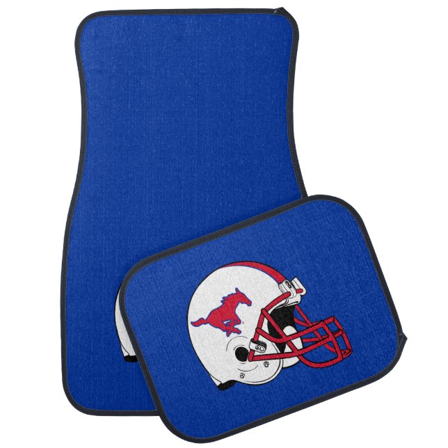 SMU Football Car Floor Mat (Set)