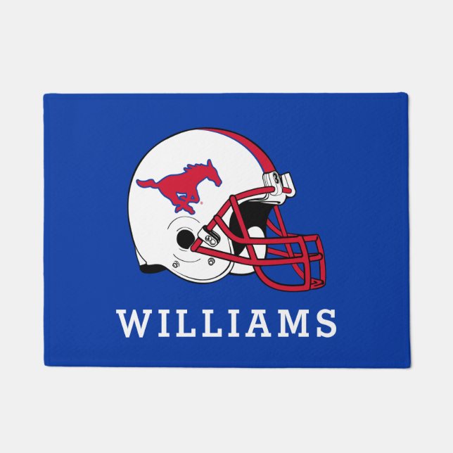 SMU Football Doormat (Front)