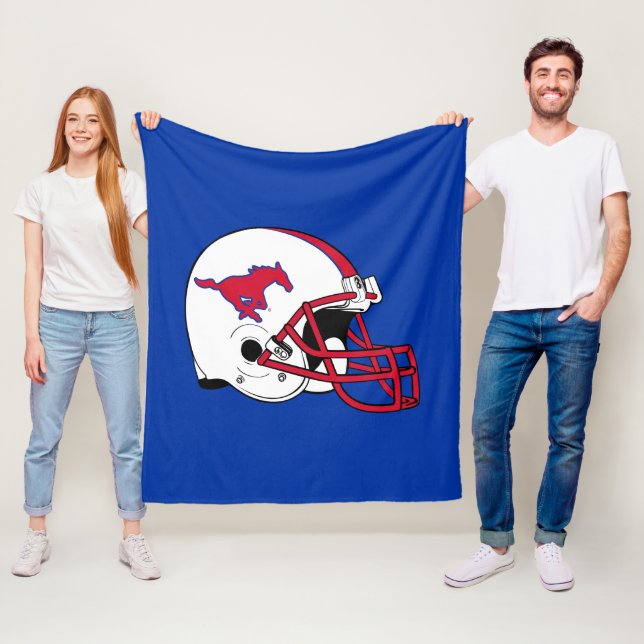 SMU Football Fleece Blanket (In Situ)