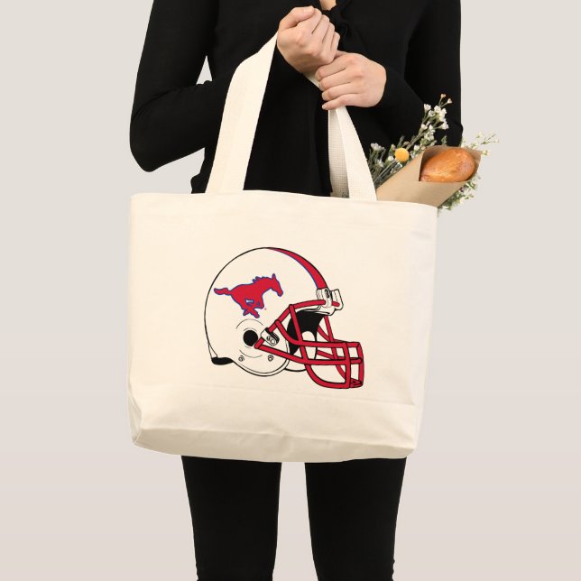 SMU Football Large Tote Bag (Front (Product))