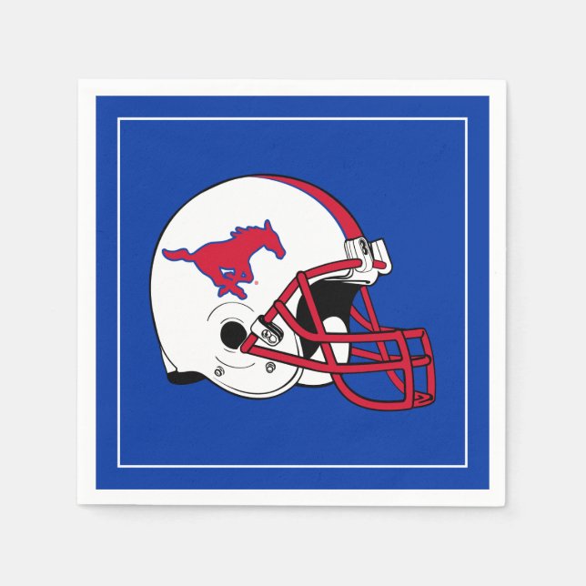 SMU Football Napkins (Front)