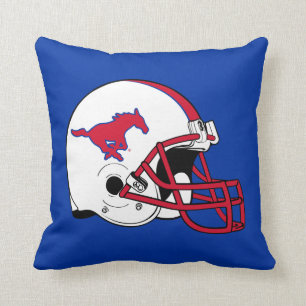 SMU Football Throw Pillow