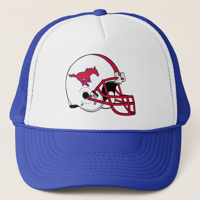 SMU Football Trucker Hat (Front)
