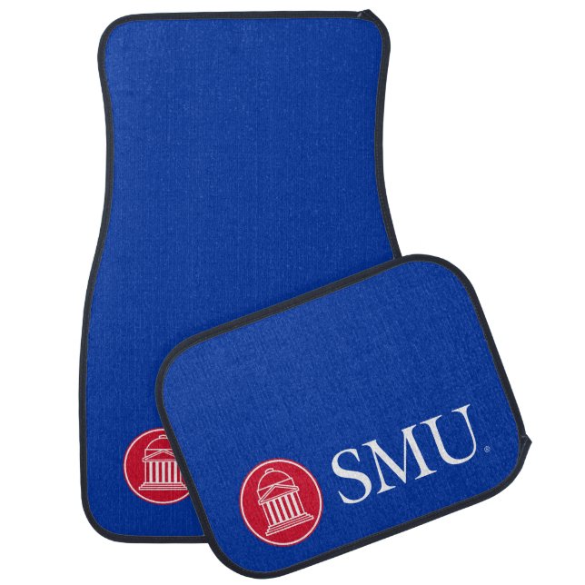 SMU Institutional Mark Car Floor Mat (Set)