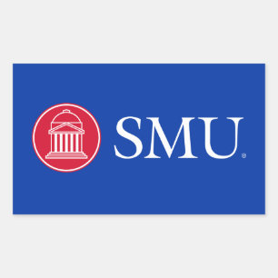 SMU Institutional Mark Rectangular Sticker