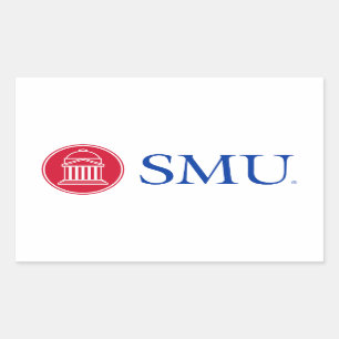 SMU Institutional Mark Rectangular Sticker