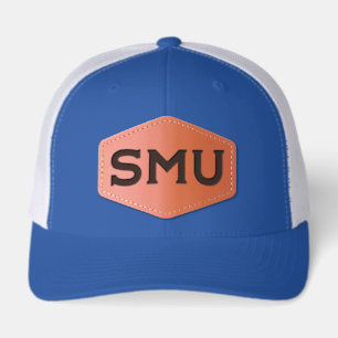 SMU LEATHER PATCH HAT