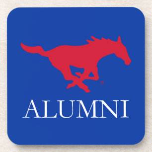 SMU Mustangs Alumni Beverage Coaster