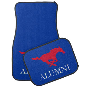 SMU Mustangs Alumni Car Floor Mat