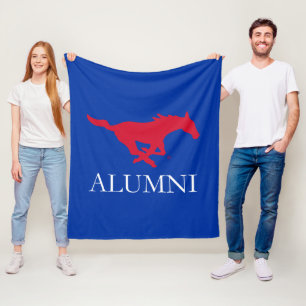SMU Mustangs Alumni Fleece Blanket