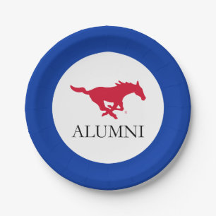 SMU Mustangs Alumni Paper Plates