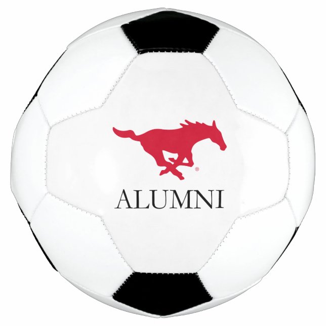 SMU Mustangs Alumni Soccer Ball (Front)