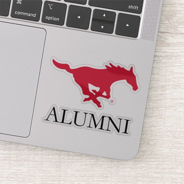 SMU Mustangs Alumni Sticker (Detail)