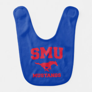 SMU Mustangs Baby Bib