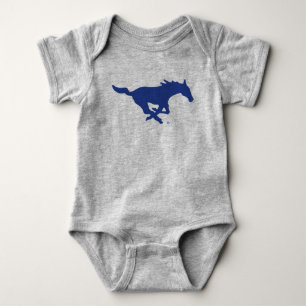 SMU Mustangs Baby Bodysuit