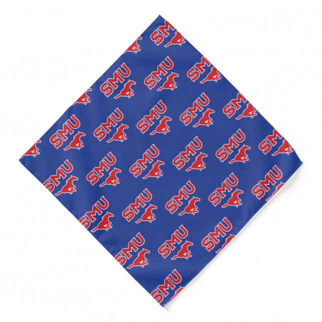 SMU Mustangs Bandana (Front)