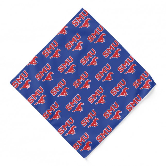 SMU Mustangs Bandana (Front)