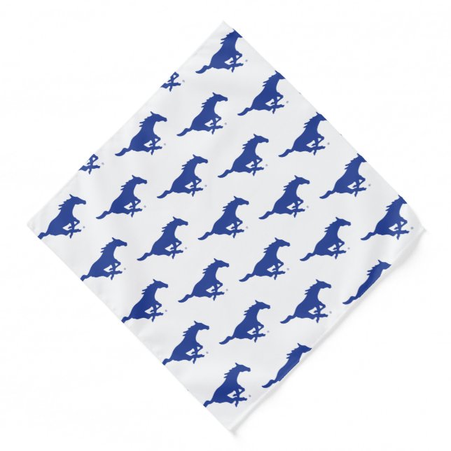 SMU Mustangs Bandana (Front)