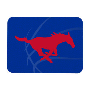 SMU Mustangs Basketball Magnet