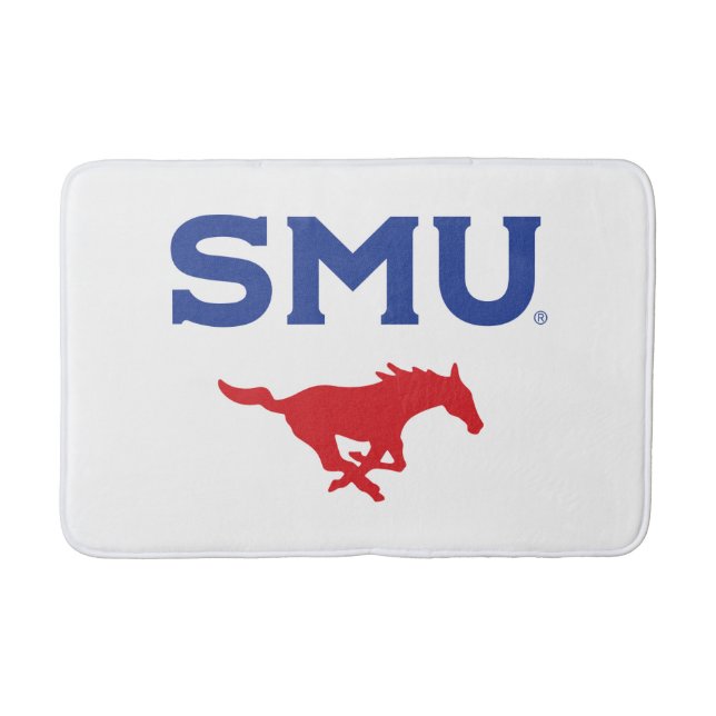 SMU Mustangs Bath Mat (Front)