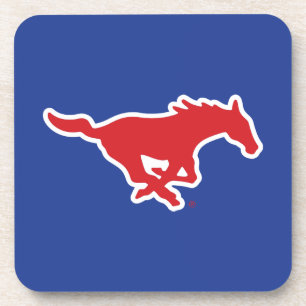 SMU Mustangs Beverage Coaster