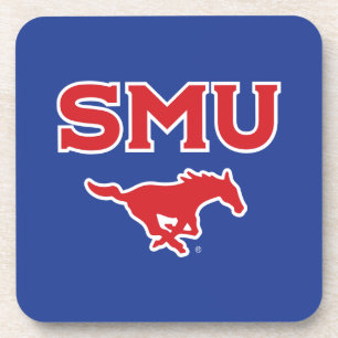SMU Mustangs Beverage Coaster