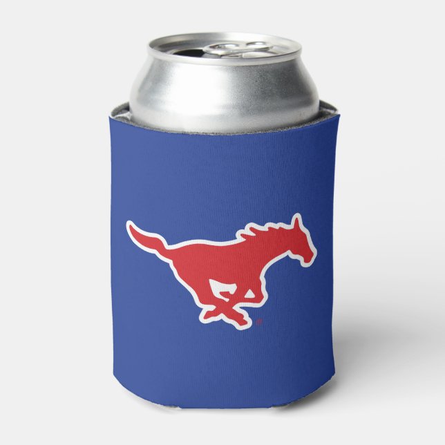 SMU Mustangs Can Cooler (Can Front)