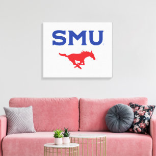 SMU Mustangs Canvas Print