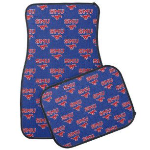 SMU Mustangs Car Floor Mat