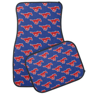 SMU Mustangs Car Floor Mat