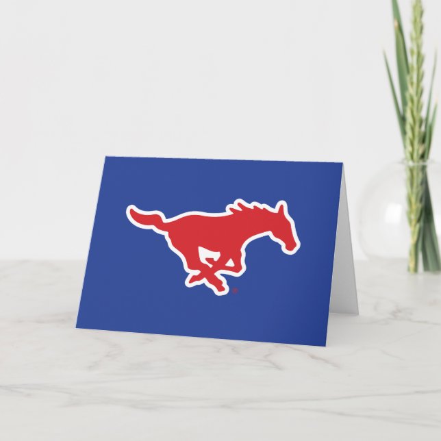 SMU Mustangs Card (Front)