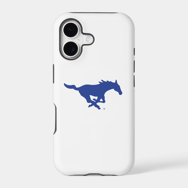 SMU Mustangs Case-Mate iPhone Case (Back)