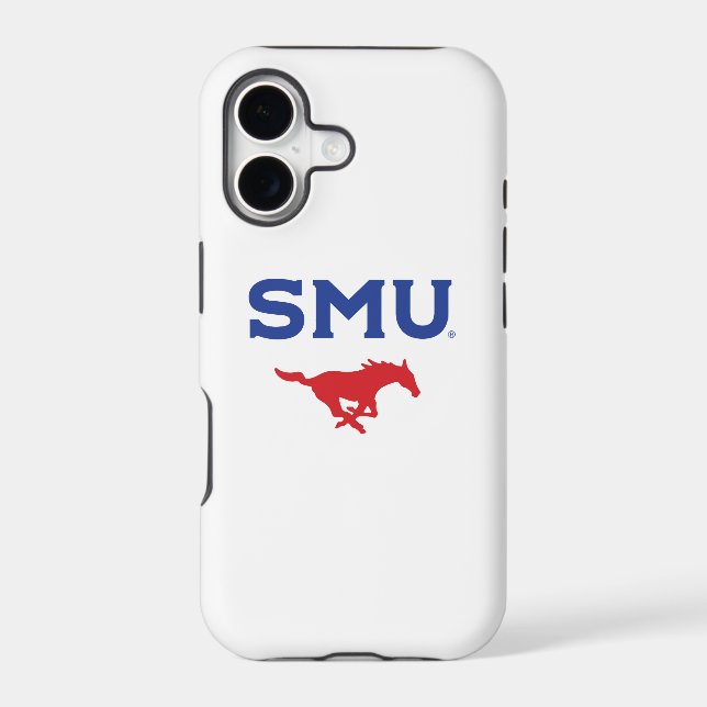SMU Mustangs Case-Mate iPhone Case (Back)