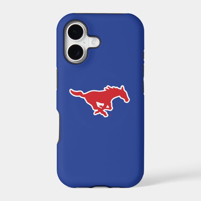SMU Mustangs Case-Mate iPhone Case (Back)