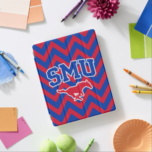 SMU Mustangs Chevron Pattern iPad Smart Cover