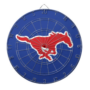 SMU Mustangs Dart Board