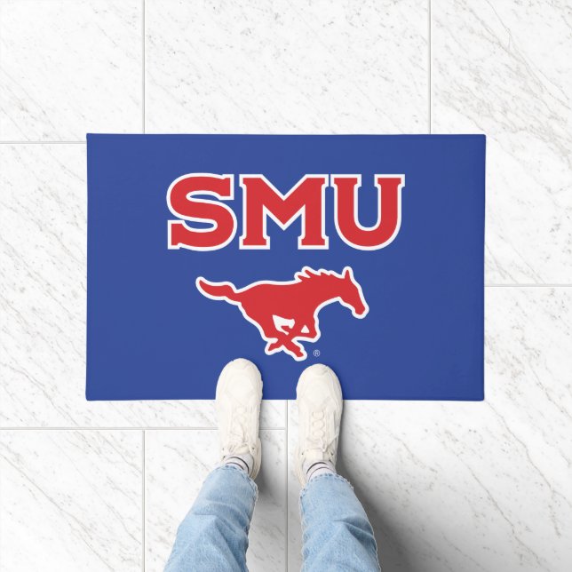 SMU Mustangs Doormat (Indoor)