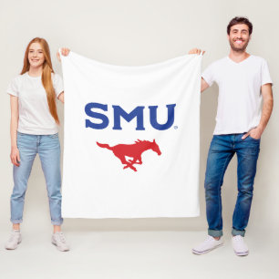 SMU Mustangs Fleece Blanket