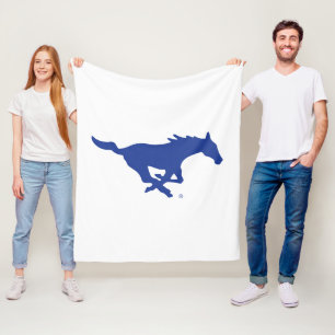 SMU Mustangs Fleece Blanket