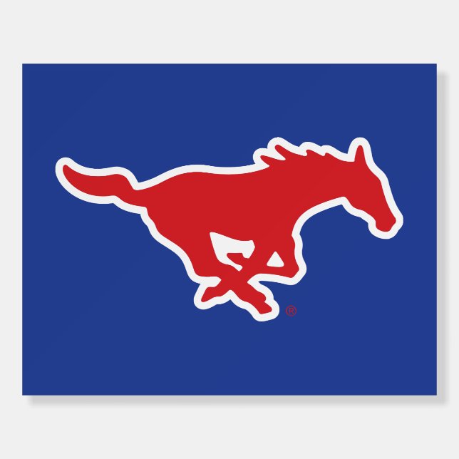 SMU Mustangs Foam Board (Front)